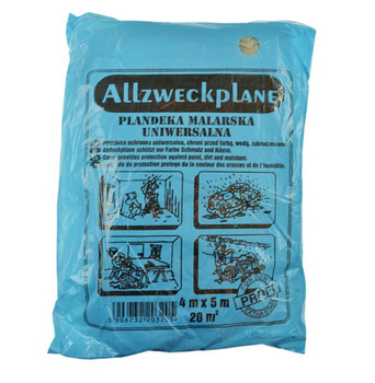 Folia budowlana ochronna 4 x 5 m extra gruba 20 m2 26045 PAINTO